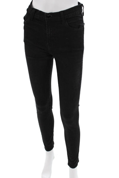 J Brand Women Skinny Jeggings Black Mid Rise Size 25