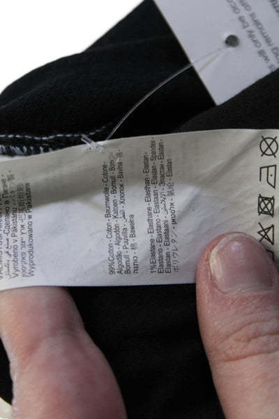 Neuw Mens Skinny Tapered Black Jeans Size 30