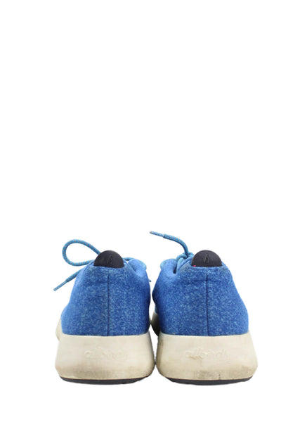 Allbirds Womens Merino Wool Lace Up Athletic Sneakers Blue Size 9