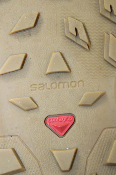 Salomon Womens Lace Up Casual Athletic Sneakers Purple Size 9
