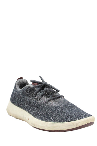 Allbirds Womens Merino Wool Lace Up Athletic Sneakers Gray Size 9