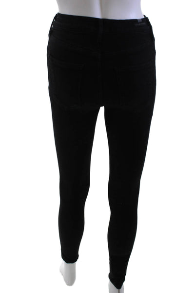 Citizens of Humanity Women Ankle Skinny Jegging Black Mid-Rise Size 28