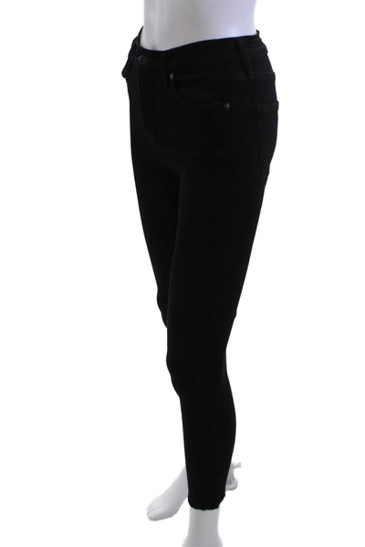 Citizens of Humanity Women Skinny Ankle Jeans Black Mid Rise Size 26