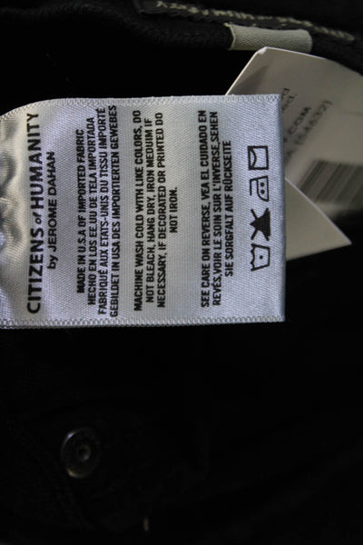 Citizens of Humanity Women Skinny Ankle Jeans Black Mid Rise Size 26