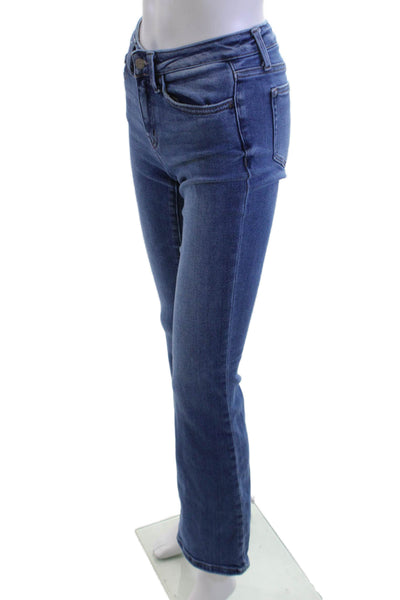 Vervet Women Bootcut Flared High Waist Blue Jeans Inseam 30 Size 24