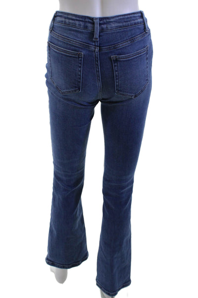 Vervet Women Bootcut Flared High Waist Blue Jeans Inseam 30 Size 24