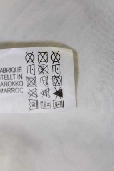Zara Womens Bohemian Cotton Crew Neck Short Sleeve T-Shirt Size S