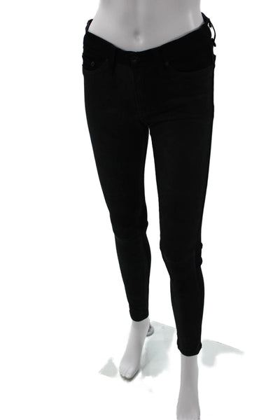 Rag & Bone Jean Womens Skinny Ankle Jeans Black Size 27