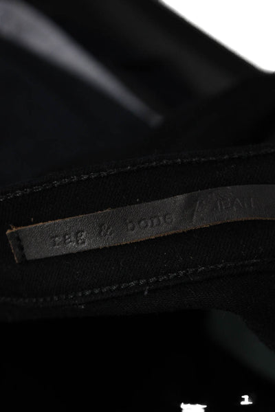 Rag & Bone Jean Womens Skinny Ankle Jeans Black Size 27
