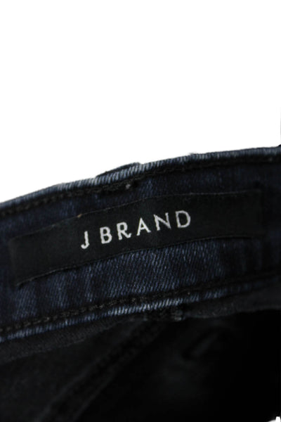 J Brand Womens Dark Blue High Rise Skinny Ankle Jeans Size 26