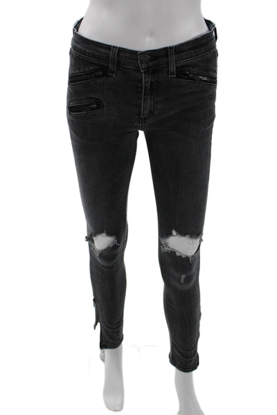 Rag & Bone Jean Women Ankle Skinny Jeans Dark Gray Size 28