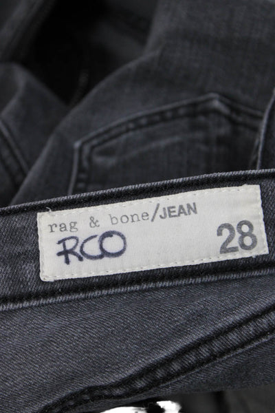 Rag & Bone Jean Women Ankle Skinny Jeans Dark Gray Size 28