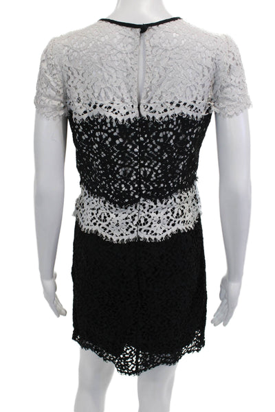 Milly Womens Sheath Mini Dress Black Size 6