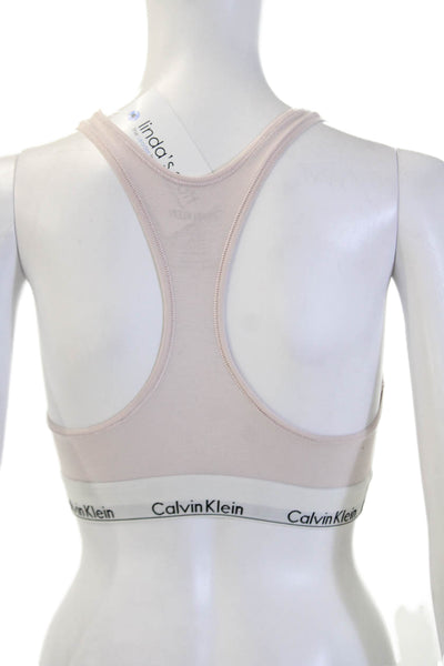 Calvin Klein Wonens Sleeveless Casual Sports Bra Pink Size M