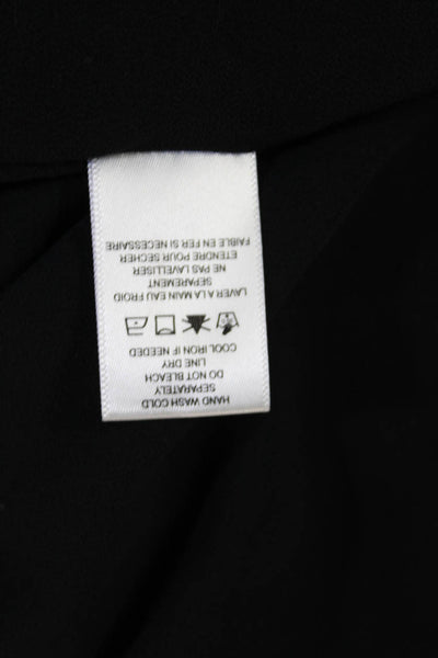 Pleione Womens Black Sleeveless Tunic Tank Round Neck Polyester Size M