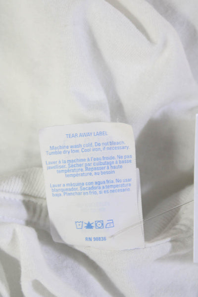 Port and Company Unisex Basic White Short Sleeve Crew Neck T-Shirt Size L