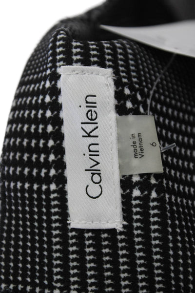 Calvin Klein Women Sheath Bodycon Black Knee Length Dress Size 6