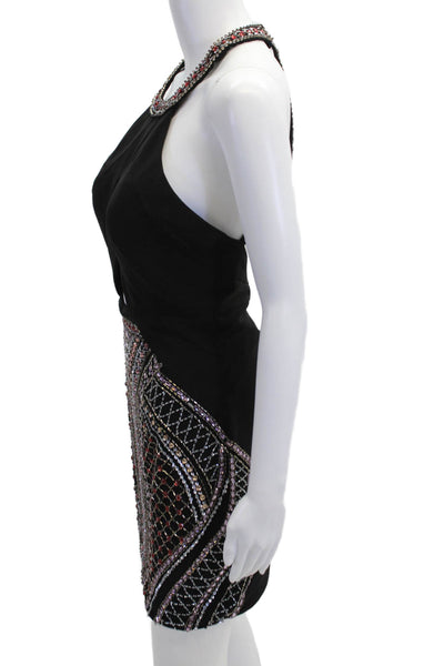 Calvin Klein Women Sheath Bodycon Black Knee Length Dress Size 6