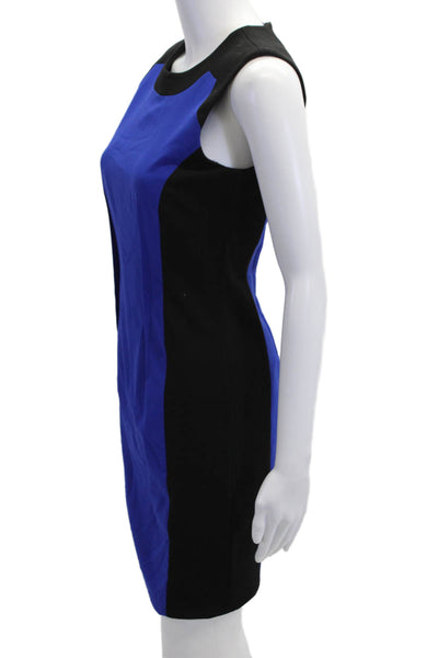 Calvin Klein Womens Black Sheath Dress Sleeveless Knee Length Size S