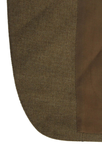Mabro Mens Brown 100% Cashmere Sport Coat Button Collared Long Sleeve Size 52