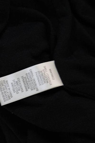 Max Studio Womens Shift Dress Black Sleeveless Boho Cotton Blend Size XS