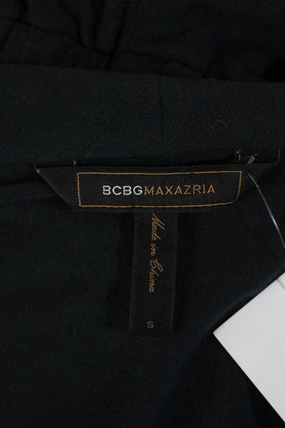 BCBGMAXAZRIA Womens Sweater Dress Dark Blue 3/4 Sleeve Knee Length Size S