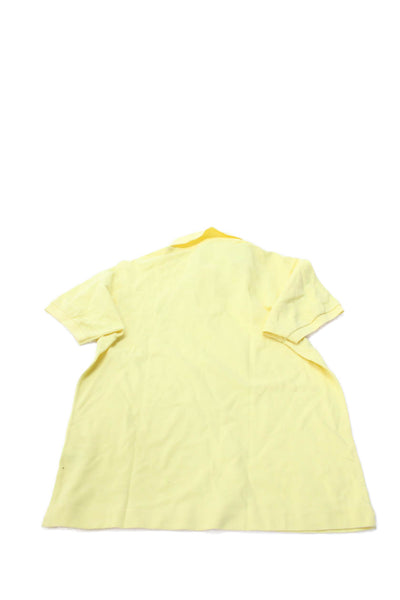 Lacoste Boys Short Sleeve Casual Polo T-shirt Yellow Size 04