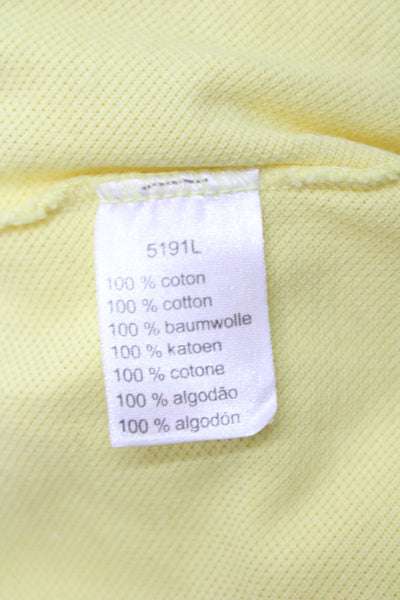 Lacoste Boys Short Sleeve Casual Polo T-shirt Yellow Size 04