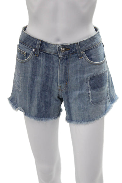 Derek Lam Unisex Blue Cotton Shorts Size 26