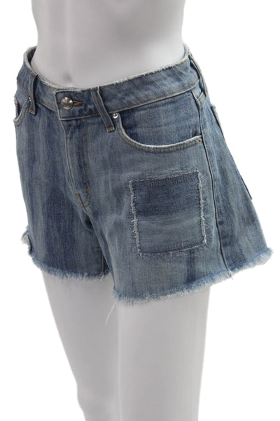 Derek Lam Unisex Blue Cotton Shorts Size 26