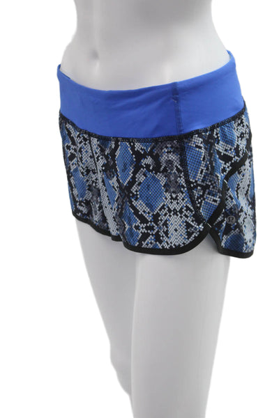 Lululemon Womens Black Geometric Animal Print Shorts Size 6