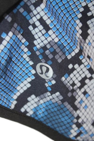 Lululemon Womens Black Geometric Animal Print Shorts Size 6
