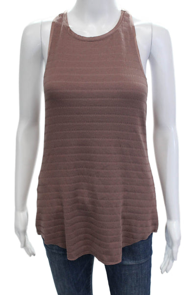 Nike Womens Basic Brown Sleeveless High Neck Tank Size M