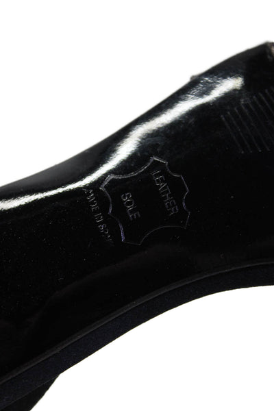 Stuart Weitzman Womens Stiletto Satin Slingback Sandals Black Size 10M