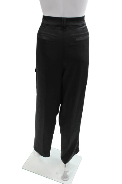 Paige Black Label Women Cargo Dress Pants Black Size 12