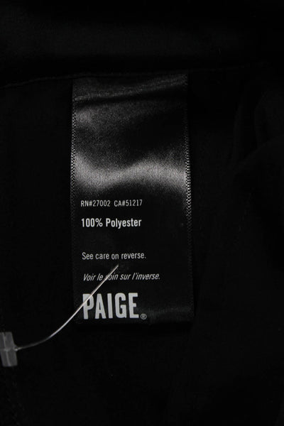 Paige Black Label Women Cargo Dress Pants Black Size 12