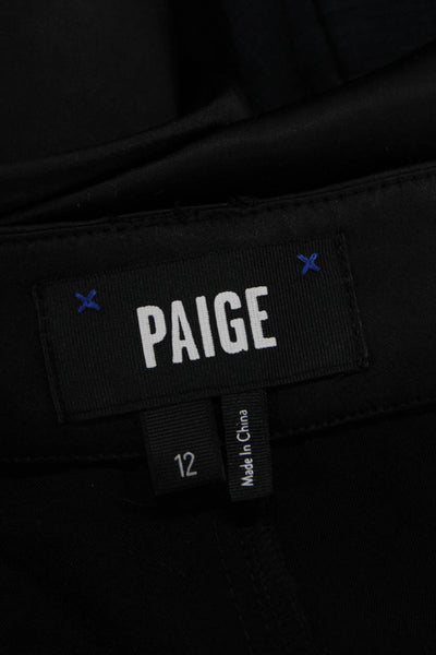 Paige Black Label Women Cargo Dress Pants Black Size 12