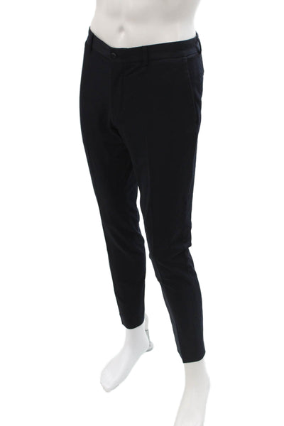 Zara Mens Ankle Dress Pants Black Button Size 30