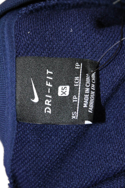 Nike Womens Pullover Sweatshirt Dark Blue Crew Neck Size XS