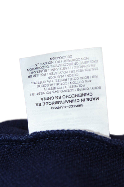 Nike Womens Pullover Sweatshirt Dark Blue Crew Neck Size XS