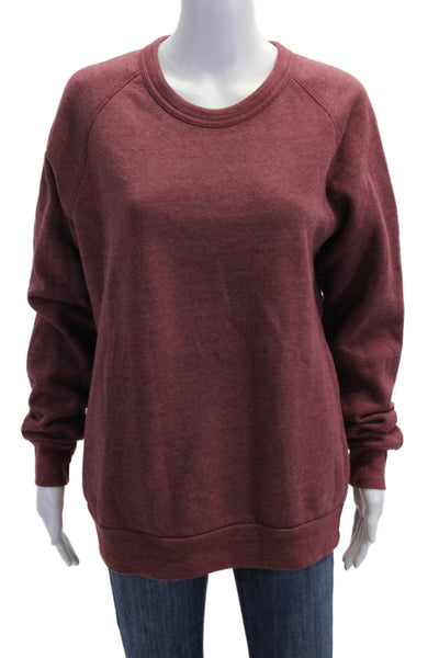 American Colors by Alex Lehr Women Pullover Sweatshirt Red Size L