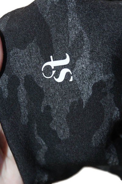 Strut This Women Black Camo Ankle Jeggings Size One Size