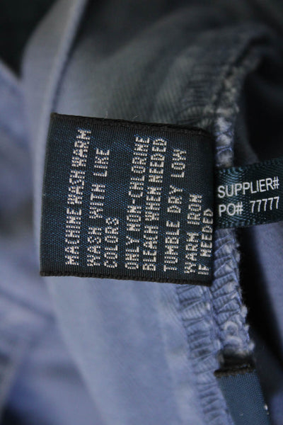 Polo Ralph Lauren Mens Cargo Chino Shorts Blue Cotton Size 34