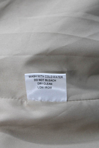 Sylc Women Beige Collared Button Long Sleeve Solid Blazer Size XS