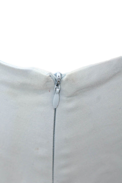 Zara Womens Mini Pleated Skirt Light Blue Size S
