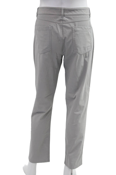 Johnnie-o Mens Gray Chinos 100% Polyester Classic Size 35