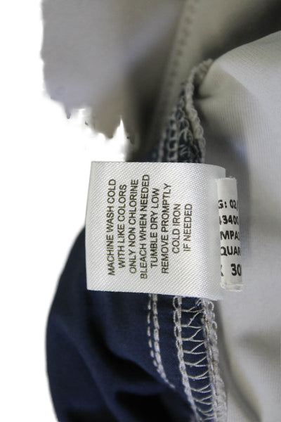 Johnnie-o Mens Gray Chinos 100% Polyester Classic Size 35