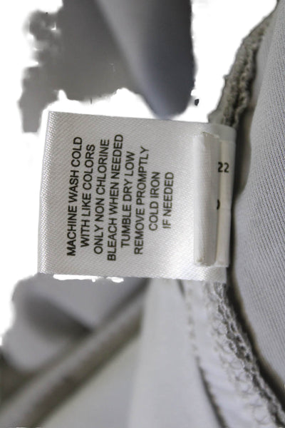 Johnnie-o Mens Gray Chino Pants Polyester Button Closure Size 35