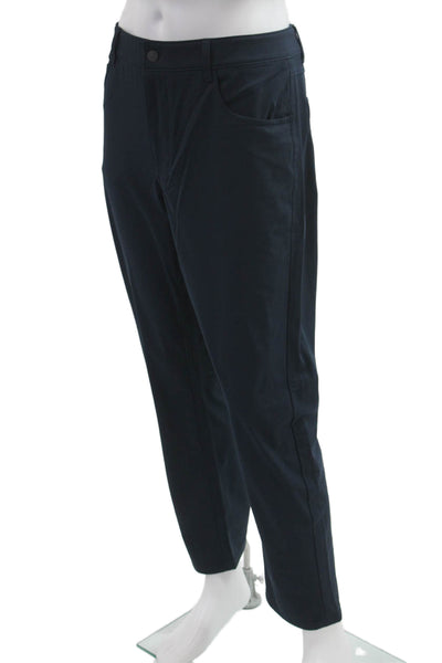 Johnnie-o Mens Dark Blue Polyester Pants Button Closure Size 35