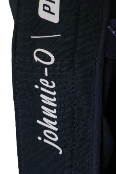 Johnnie-o Mens Dark Blue Polyester Pants Button Closure Size 35